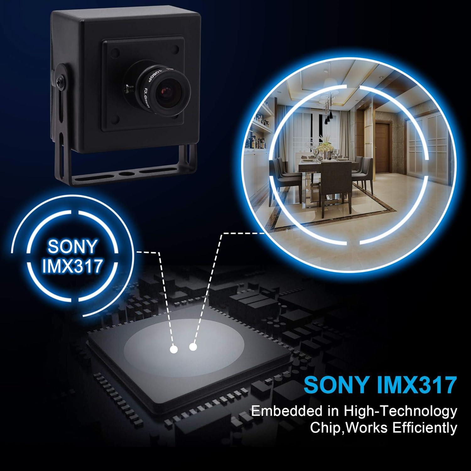 Cámara USB 4K IEights con lente ojo de pez 170° HD