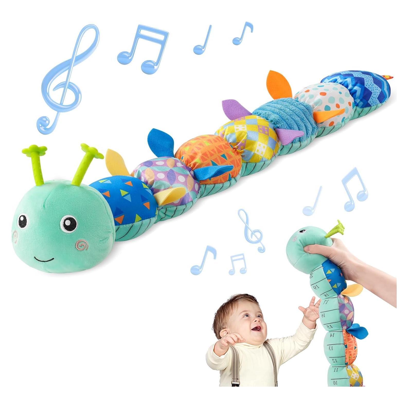 Juguete Musical para Bebés Sumobaby Oruga Azul 50 cm