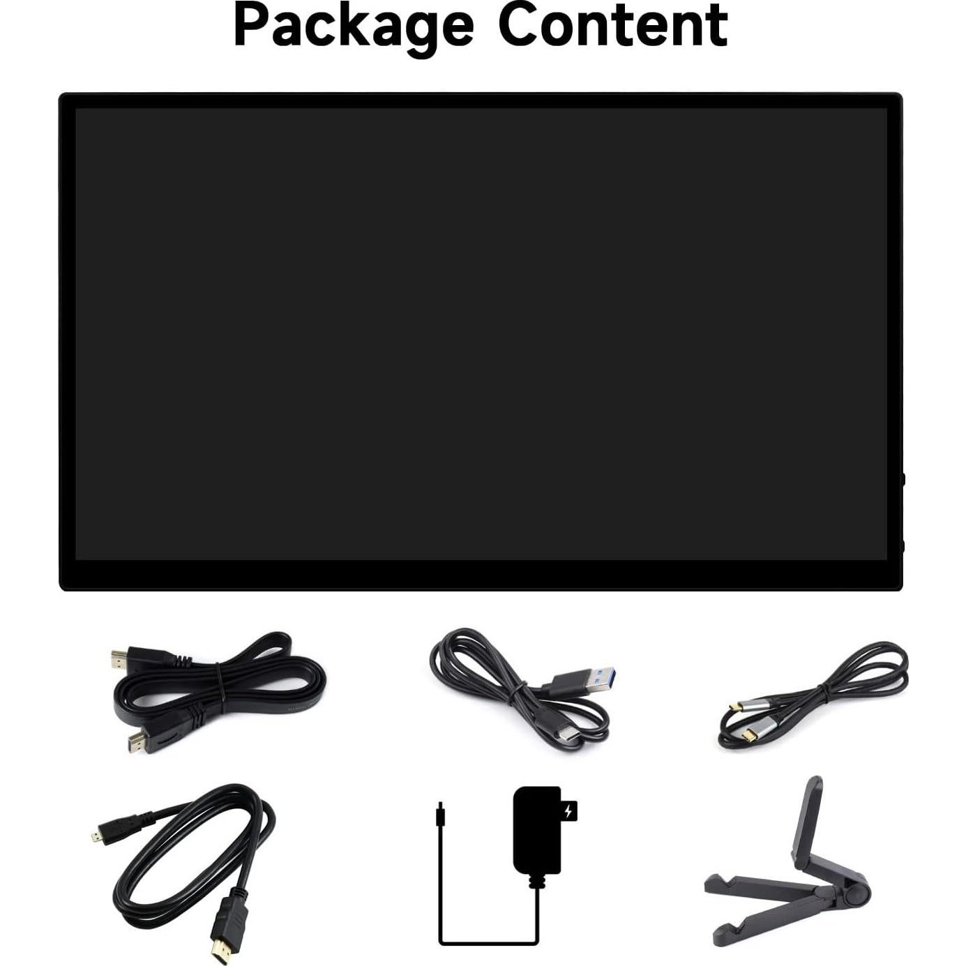 Pantalla Táctil AMOLED 13.3" 2K Waveshare 2560x1440 HDMI/Type-C