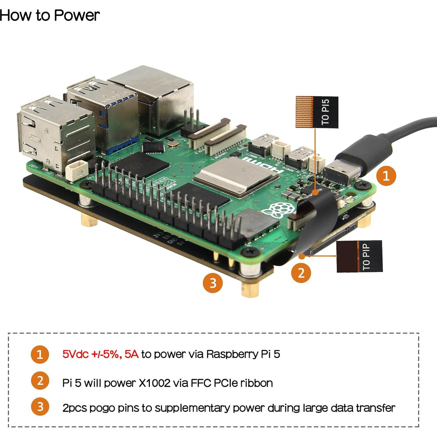 Geekworm X1002 PCIe a M.2 HAT para Raspberry Pi 5 - Soporta SSD NVMe