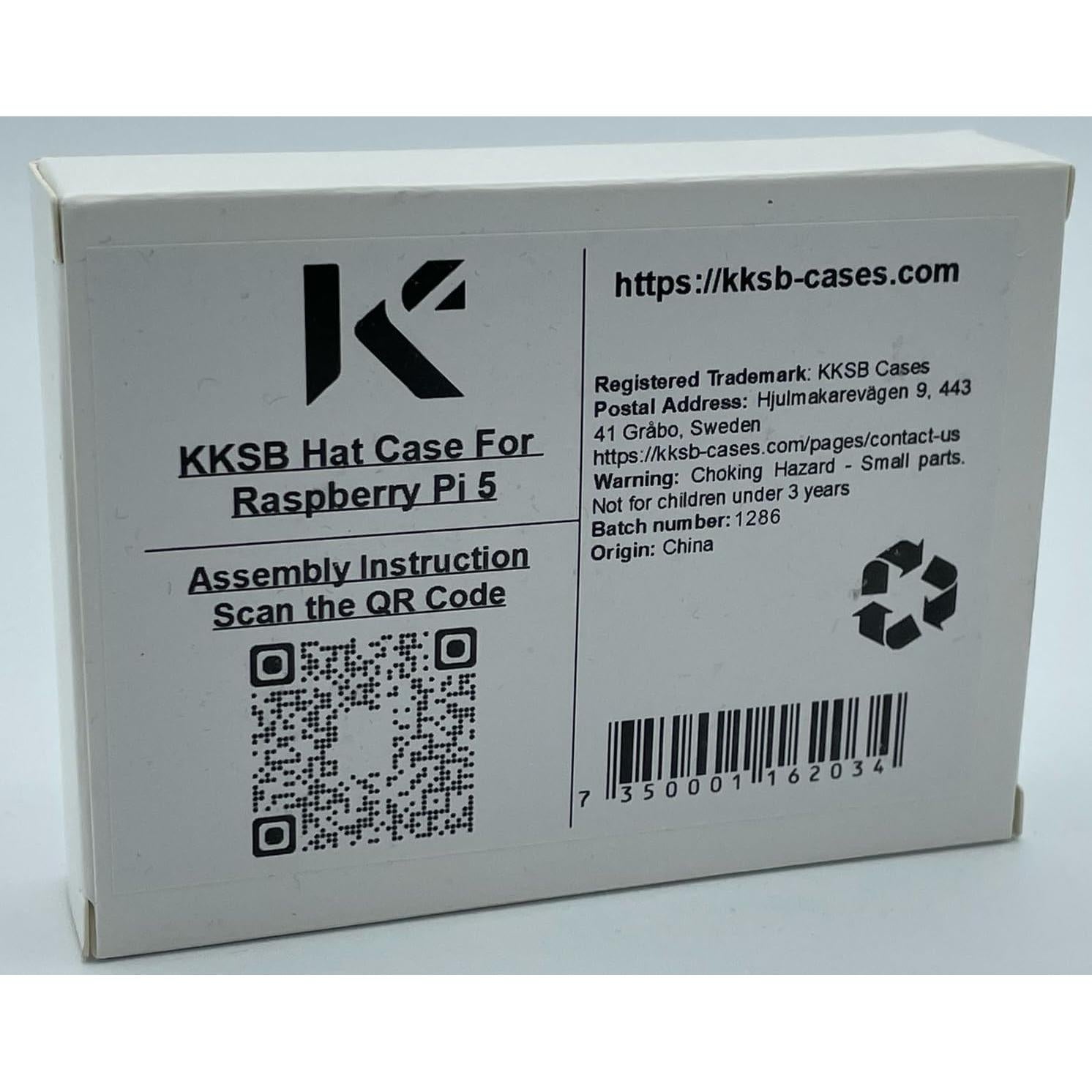 Caja HAT KKSB para Raspberry Pi 5 - Aluminio Negro