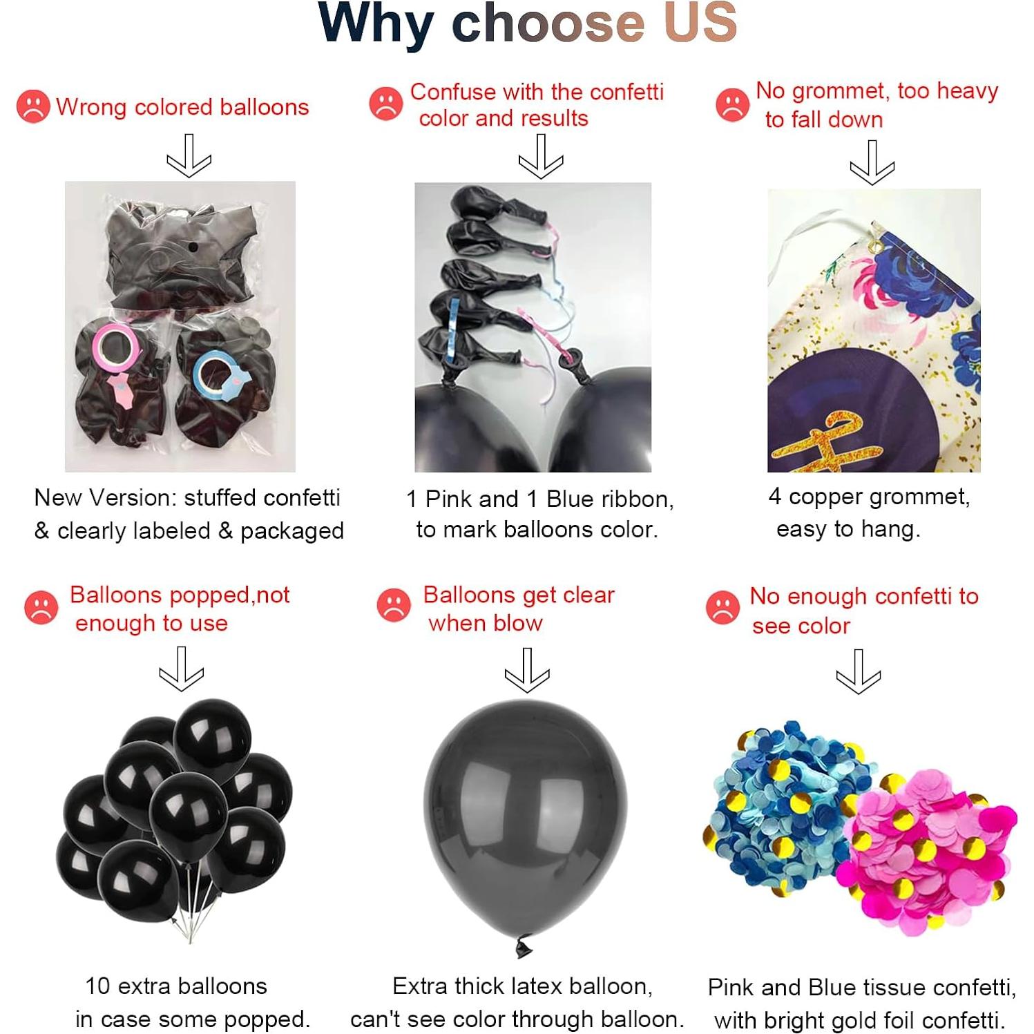 Kit Revelación de Género Senfaro con Globos y Dardos