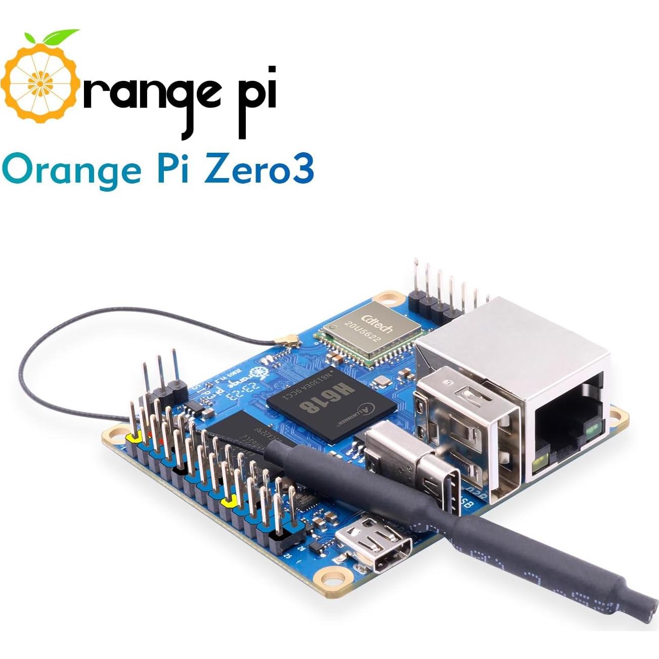 Computadora de Placa Única Orange Pi Zero 3 4G 4GB 4K