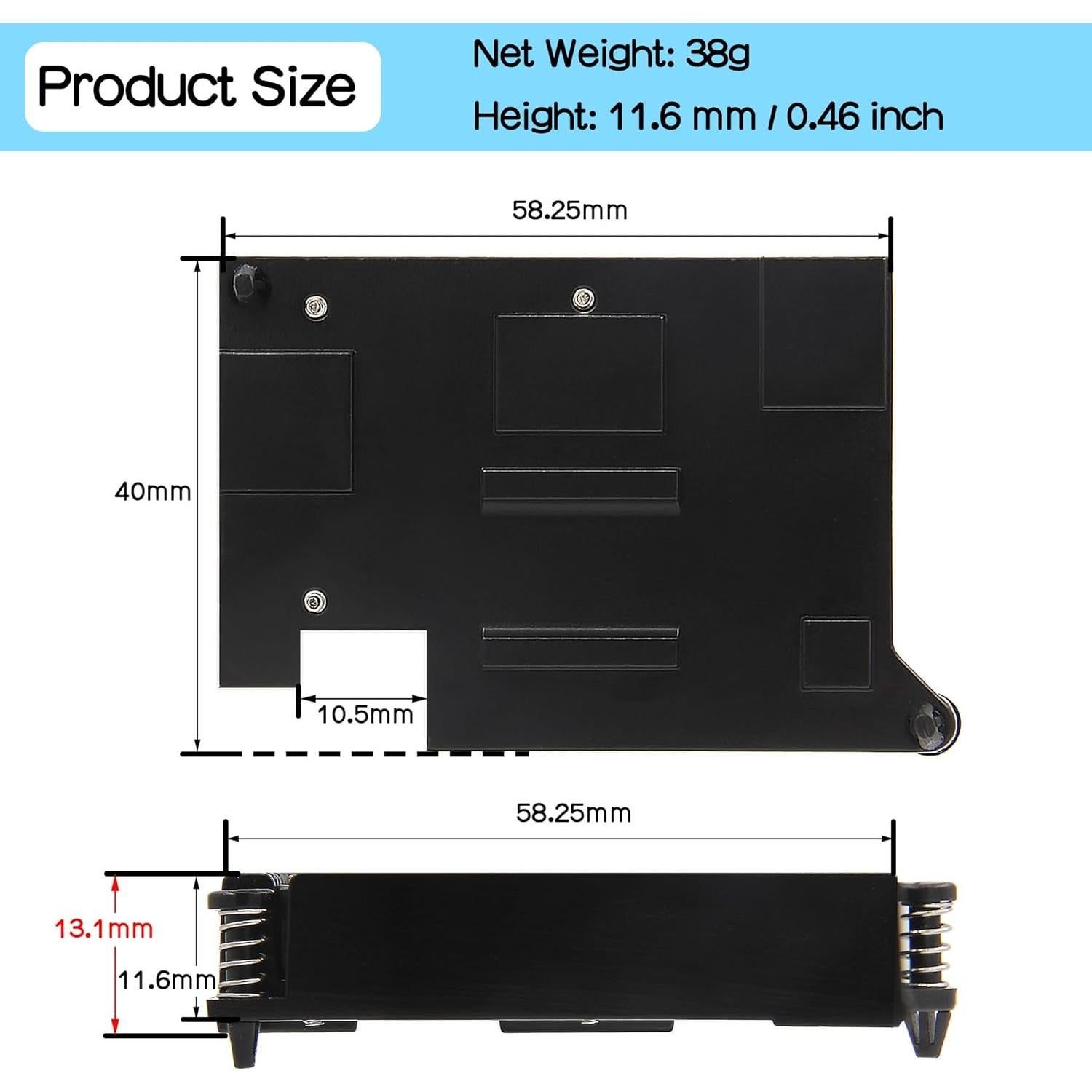 Geekworm X1001 Placa HAT PCIe M.2 NVMe para Raspberry Pi 5