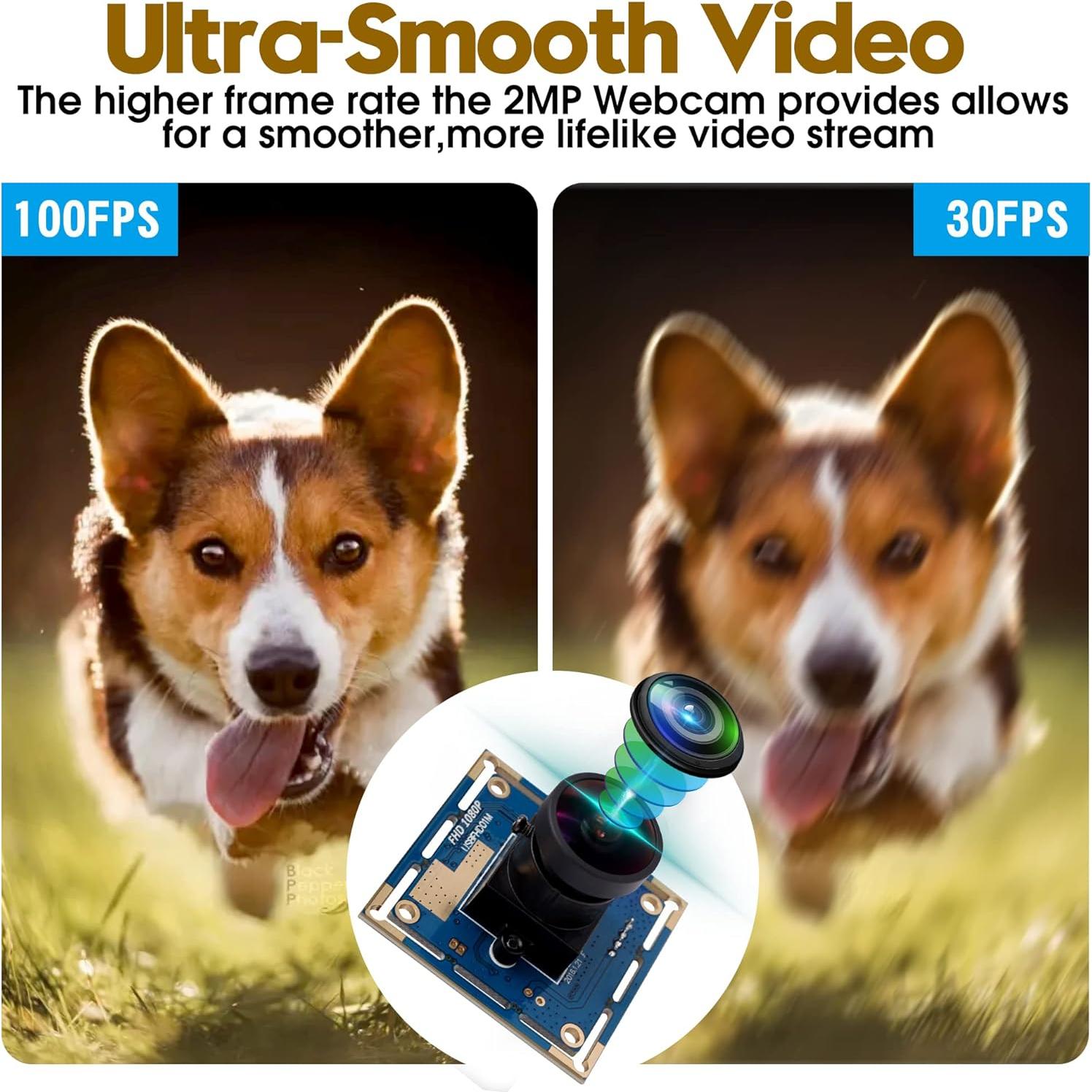 Módulo de Cámara USB 1080P Gran Angular 3.6mm Webcamera