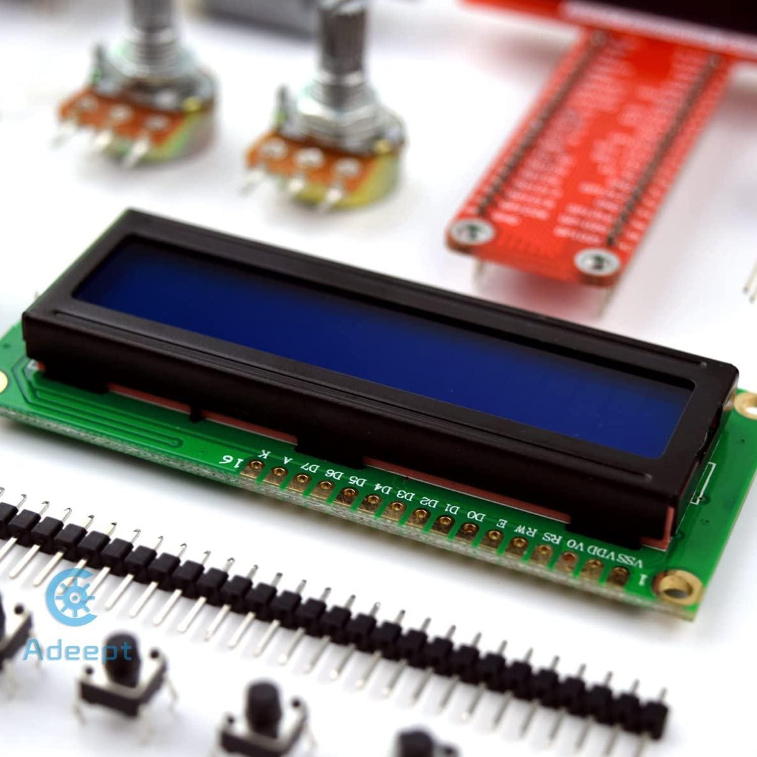 Kit de Inicio Adeept para Raspberry Pi 3 y 2 con LCD1602