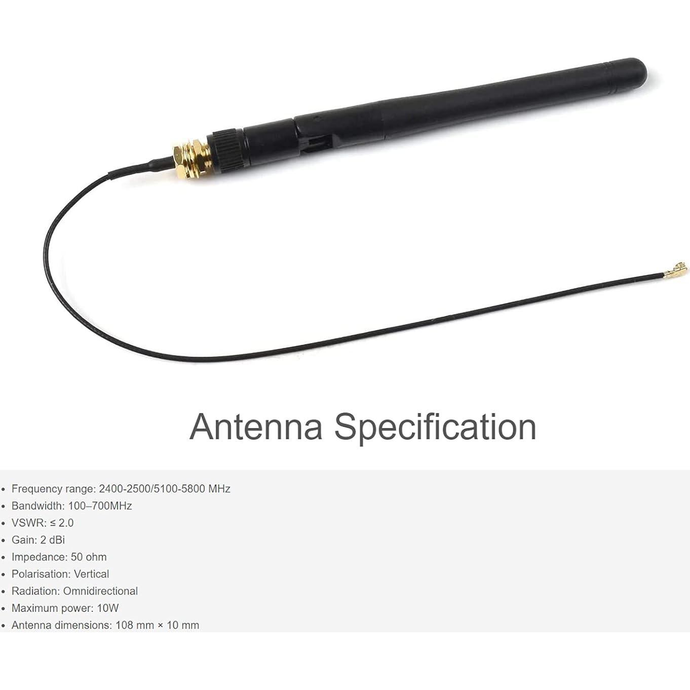 Kit de Antena Waveshare para Raspberry Pi CM4 - WiFi 2.4G/5G