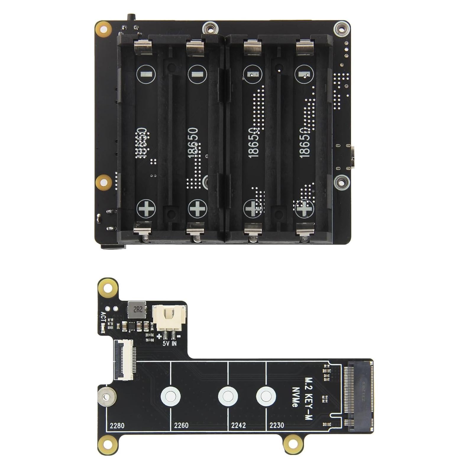 Escudo UPS Geekworm X1202 para Raspberry Pi 5 - 5V 5A