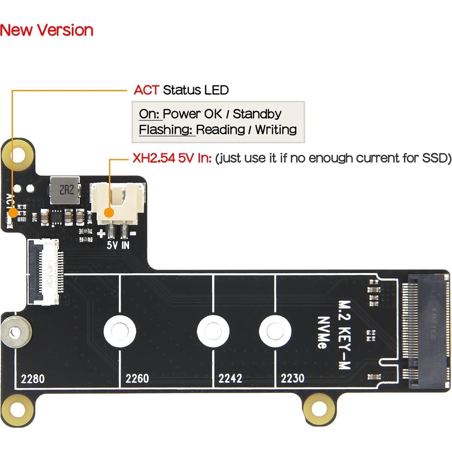 Escudo UPS Geekworm X1202 para Raspberry Pi 5 - 5V 5A