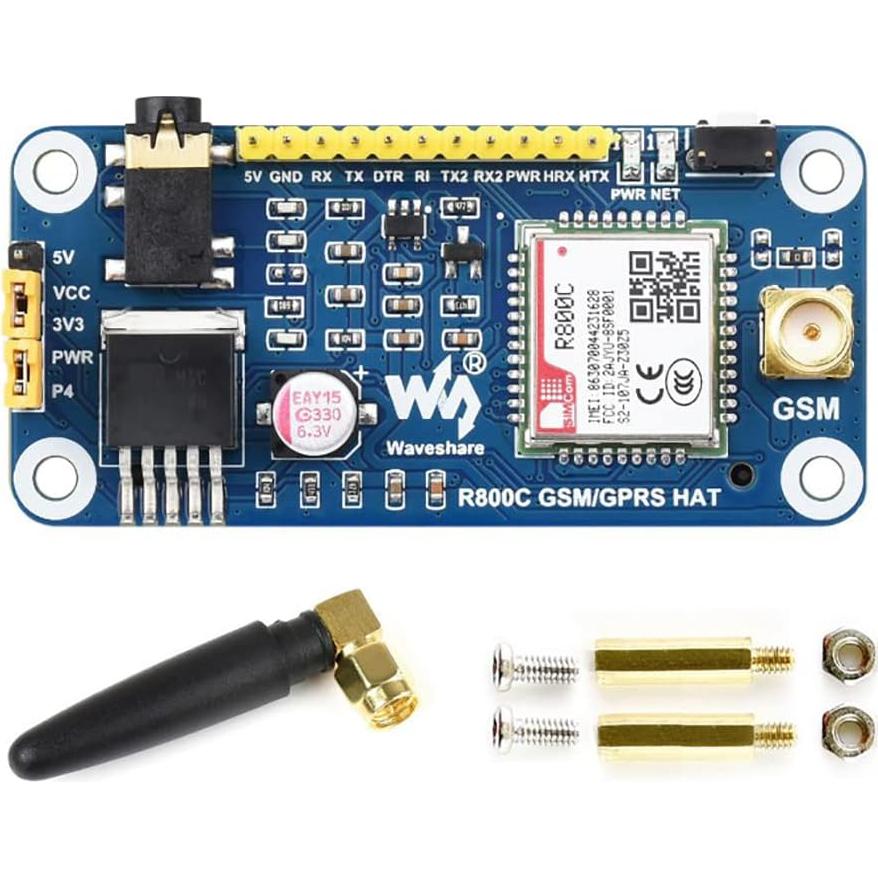 Módulo GSM/GPRS R800C Coolwell para Raspberry Pi y Jetson Nano