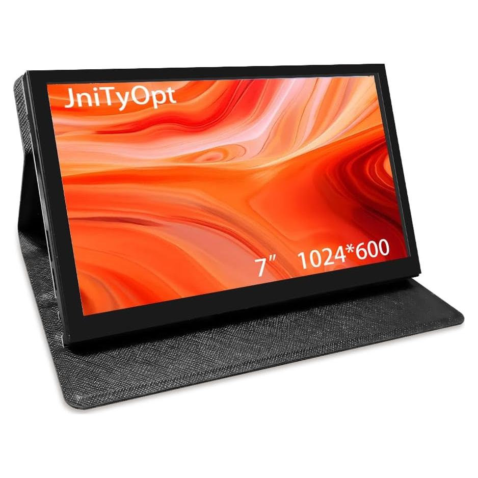Mini Monitor 7" JLTTEK HDMI Táctil 1024x600 para Raspberry Pi