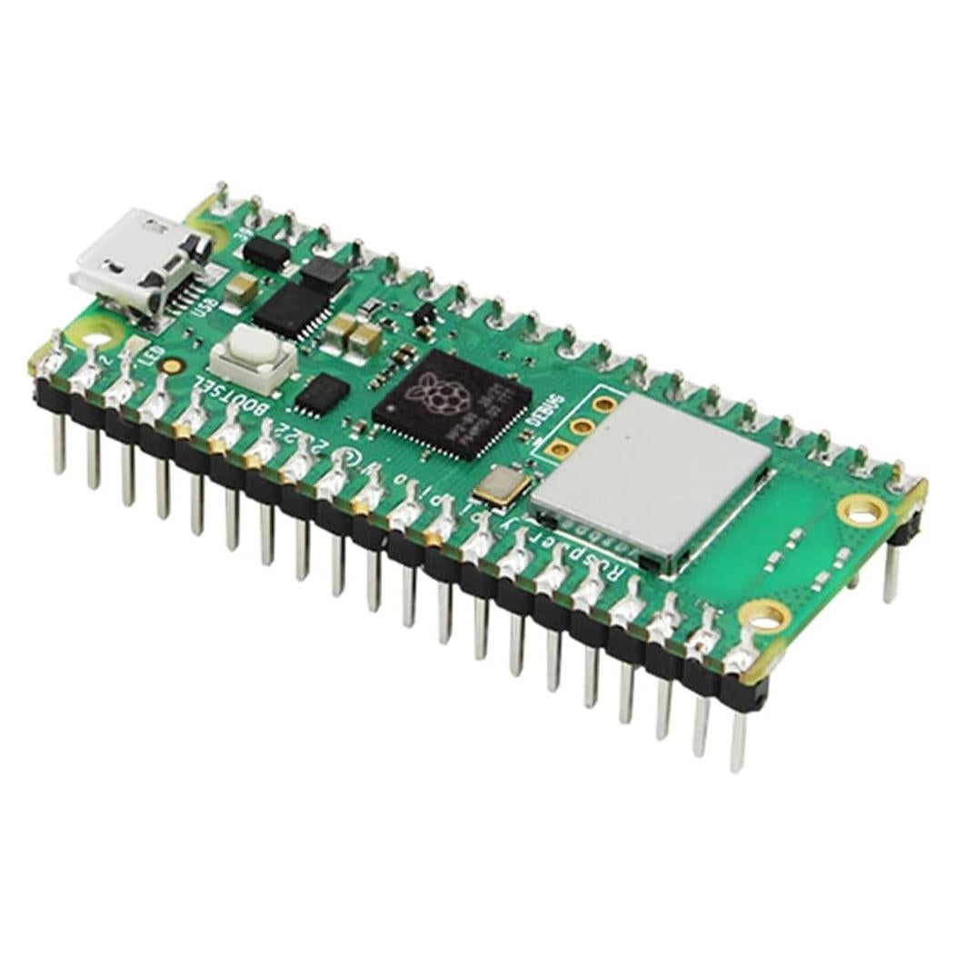 Raspberry Pi Pico W con WiFi 802.11n y Conectores Pre-soldados