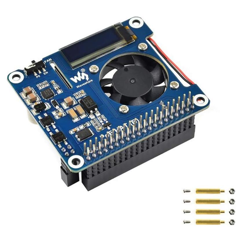 Power Over Ethernet HAT Coolwell para Raspberry Pi 3B+/4B