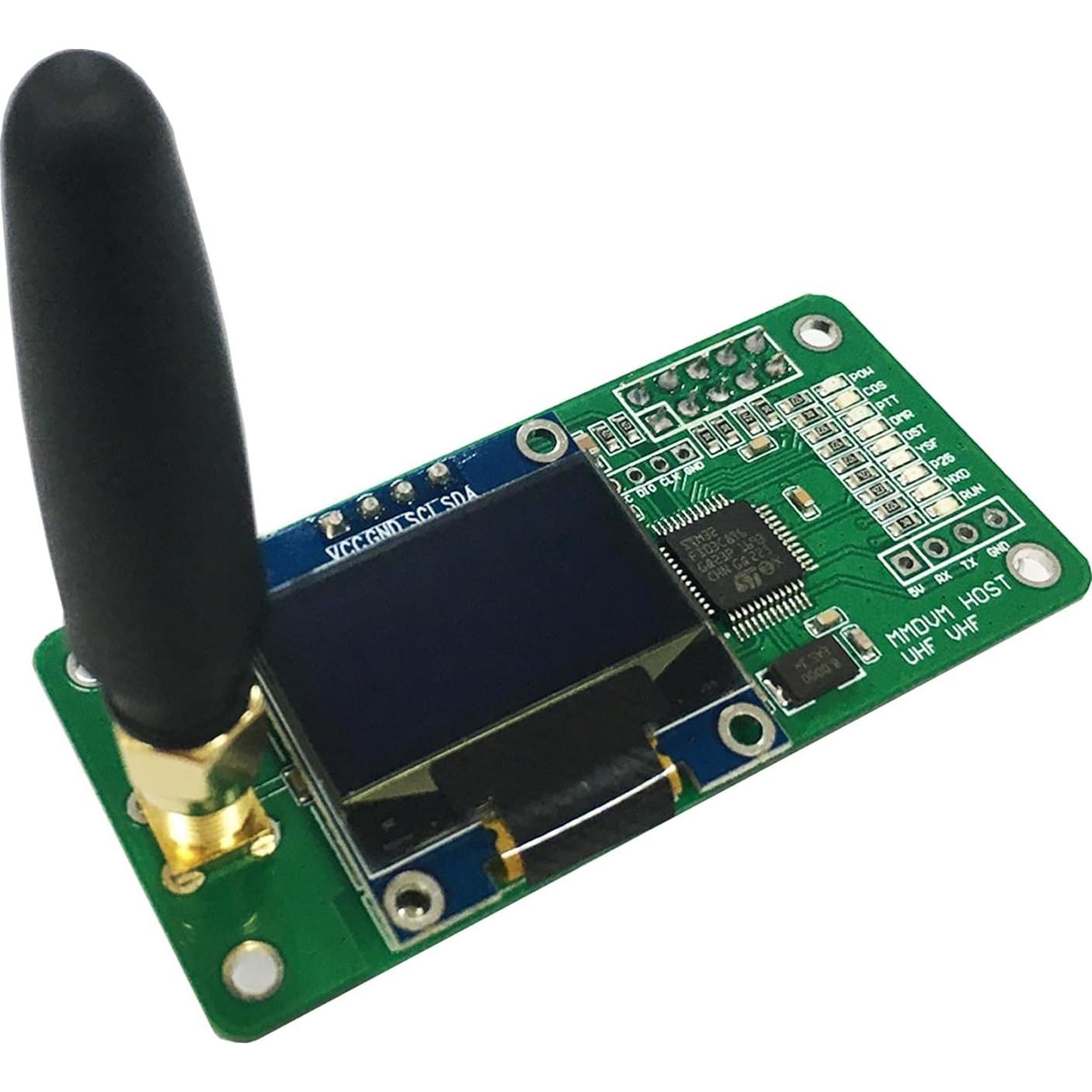 Placa MMDVM Hotspot IWatson con Pantalla OLED y Antena UHF
