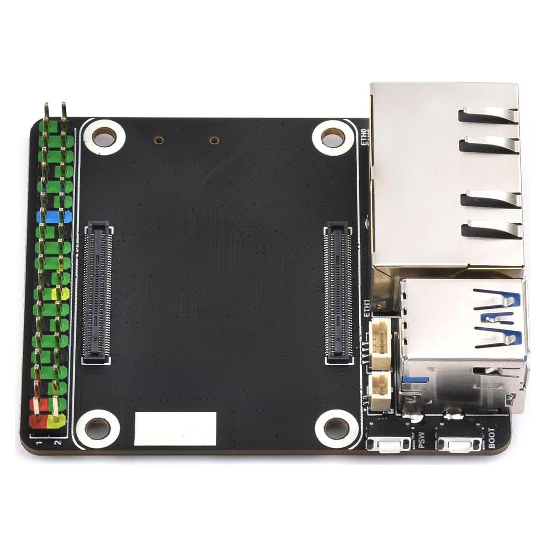 Placa Base Ethernet Doble Gigabit Waveshare CM5-DUAL-ETH-MINI