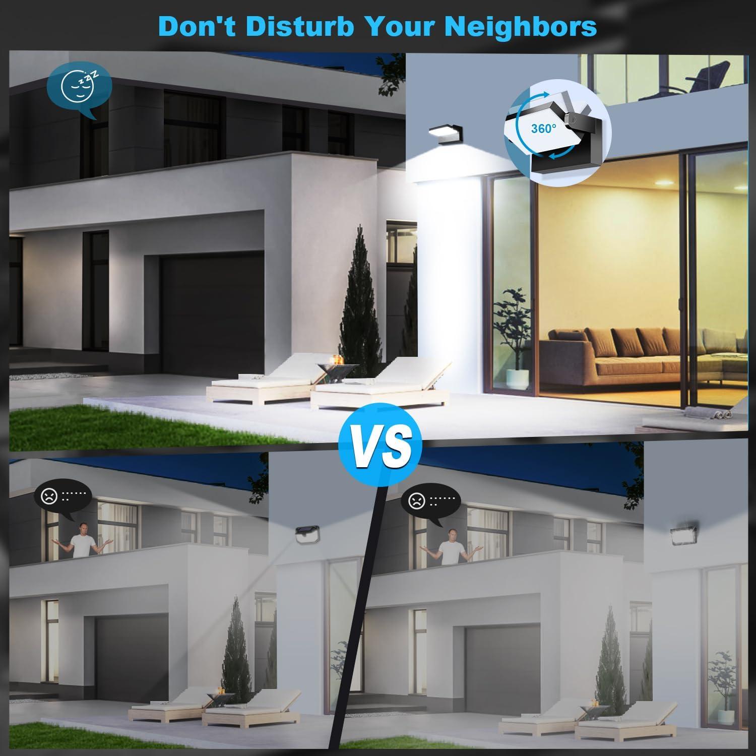 Luces de Inundación LED LEDMO 60W Paquete de 4 para Exterior