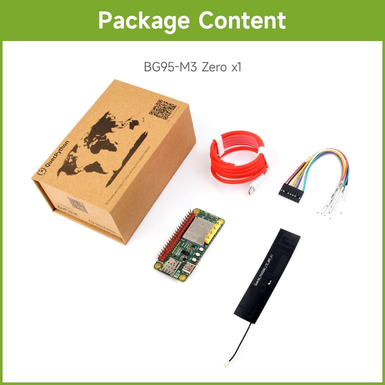 Placa de Desarrollo Waveshare BG95-M3 para QuecPython LTE GNSS