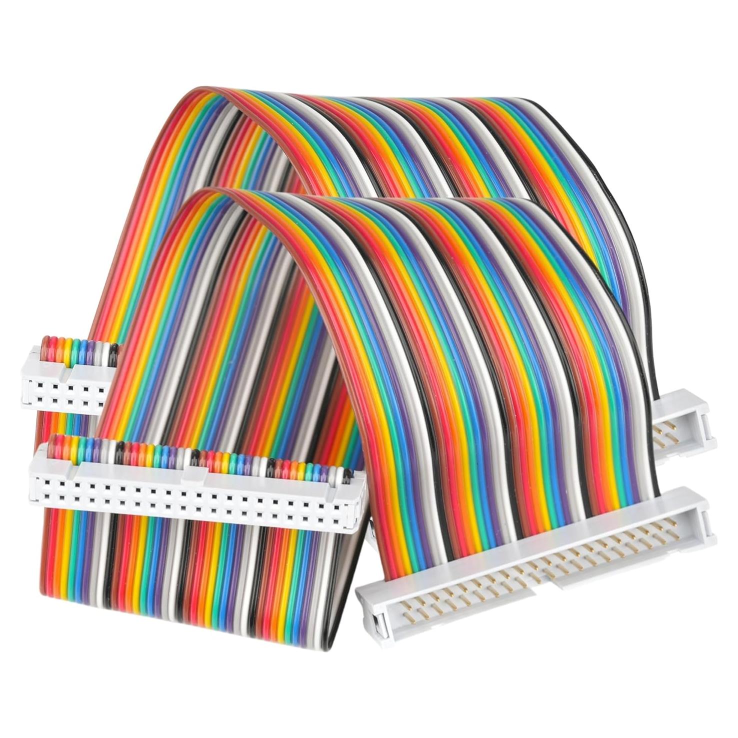 Cable de Cinta GPIO 40 Pines Macho y Hembra 20 cm MTDELE