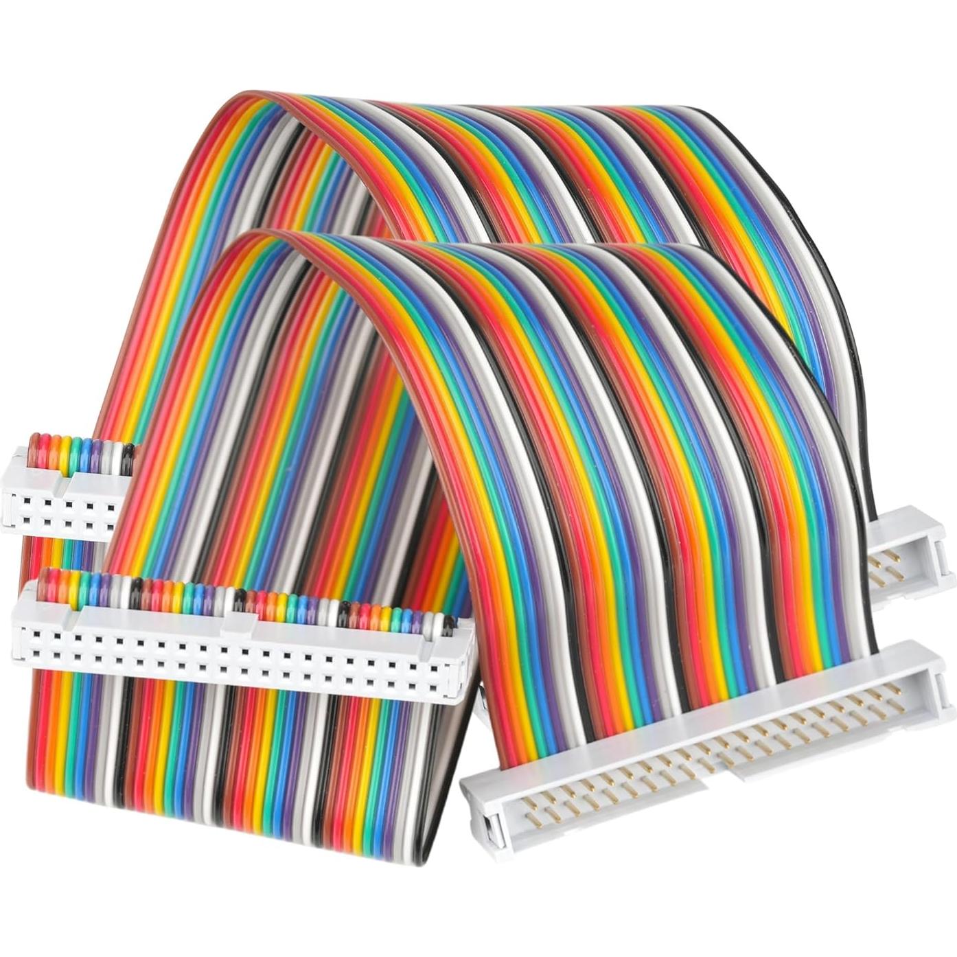 Cable de Cinta GPIO 40 Pines Macho y Hembra 20 cm MTDELE