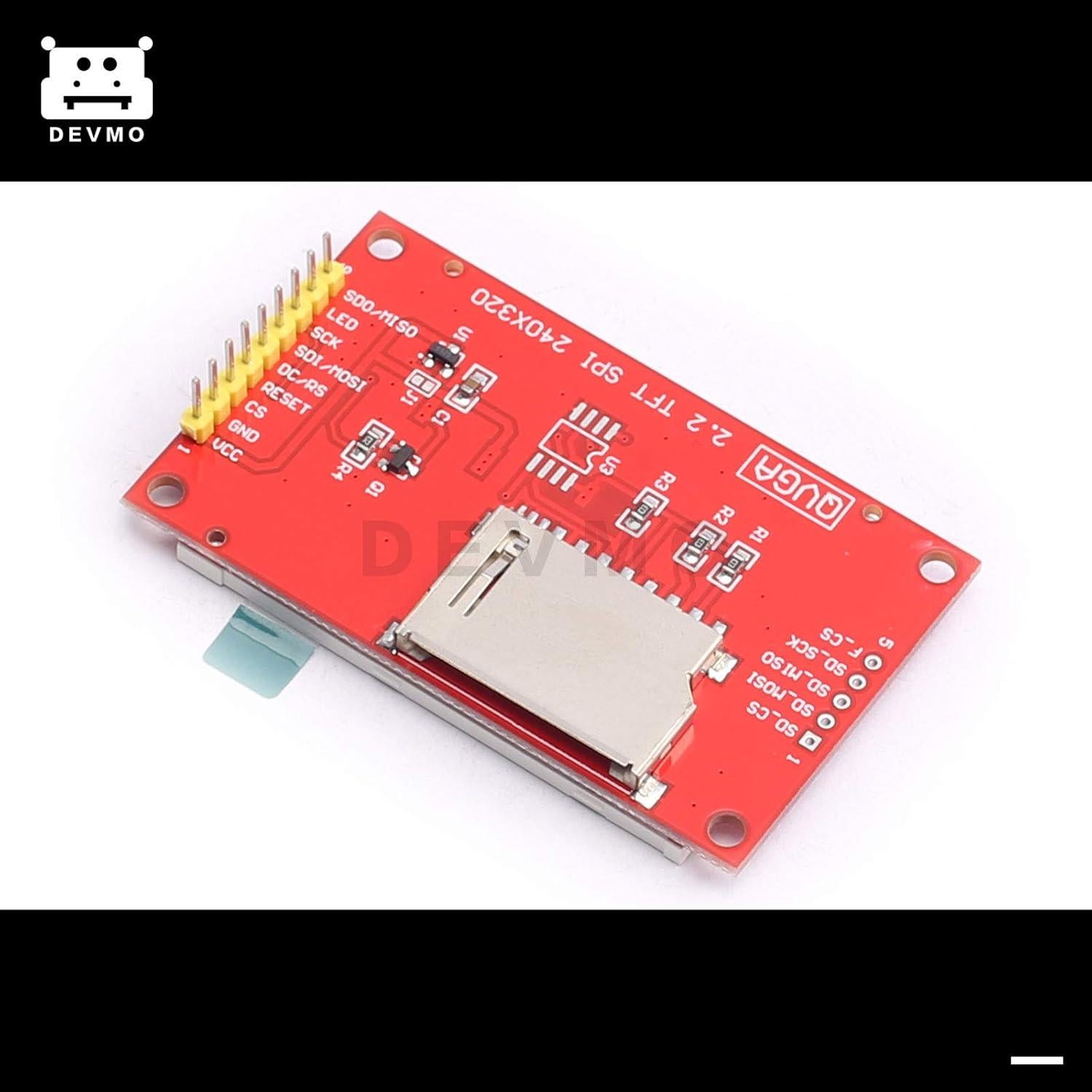 Pantalla LCD TFT SPI DEVMO 2.2" ILI9341 240x320 con SD