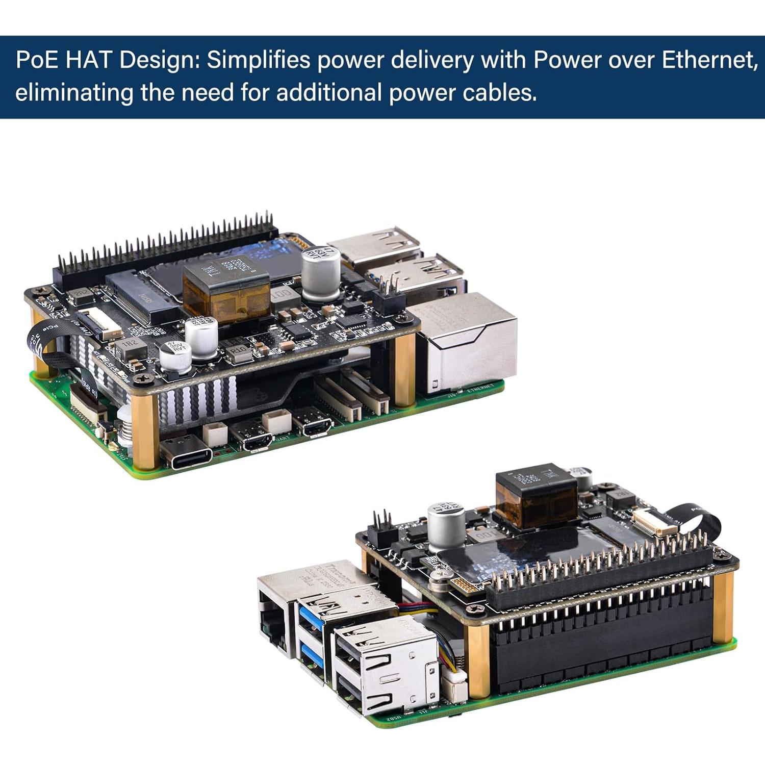 GeeekPi P31 HAT PoE+ para Raspberry Pi 5 con enfriador activo