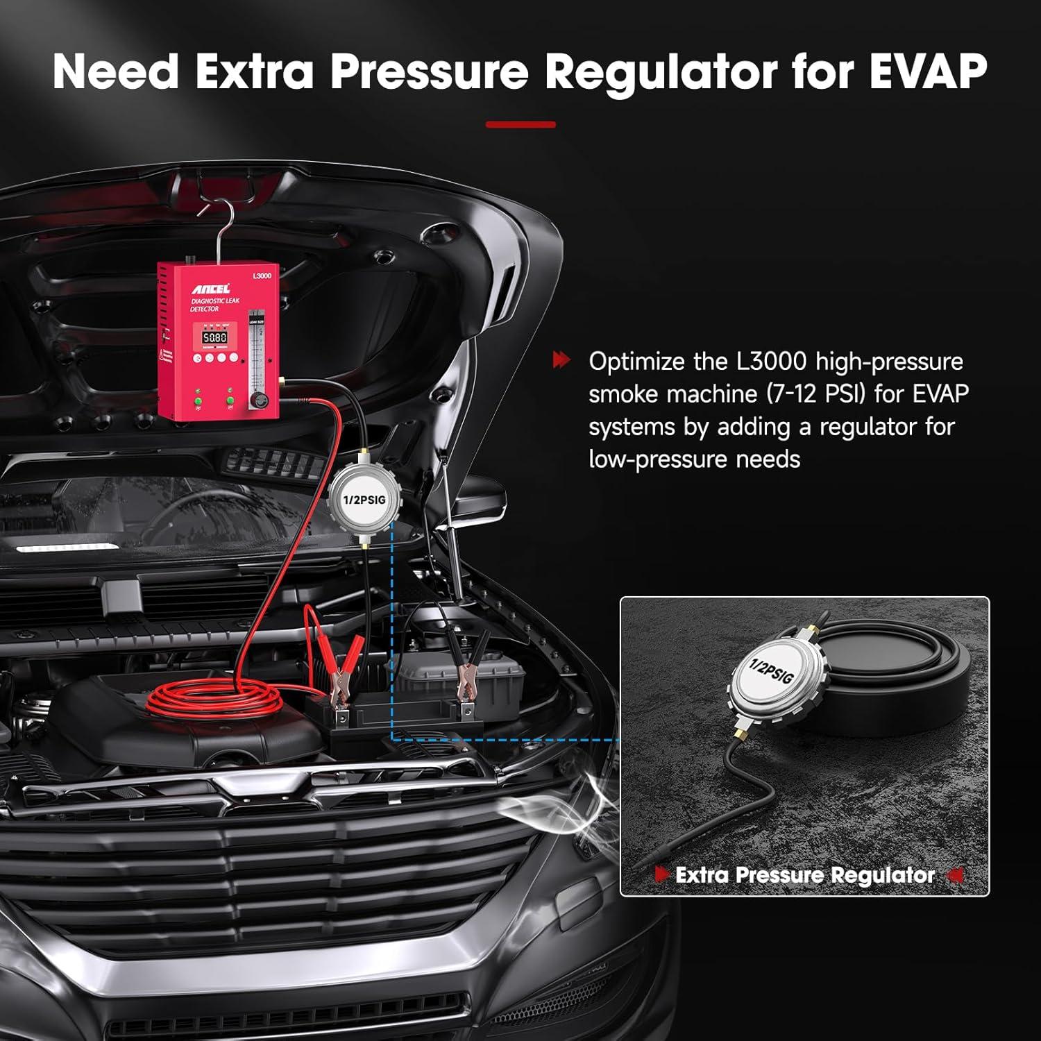 Máquina de Humo ANCEL L3000 con Manómetro Digital