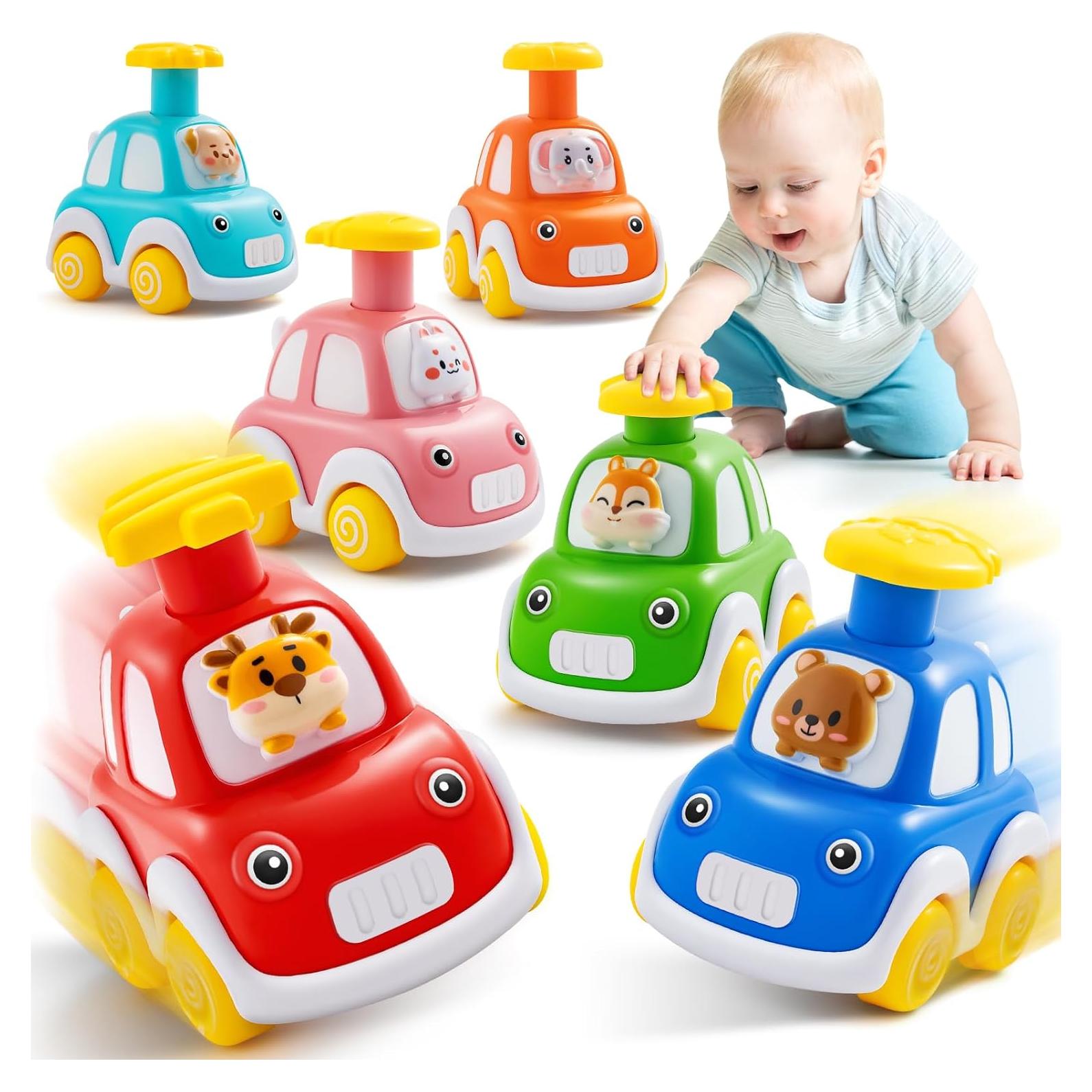 Juguetes de Coche de Animales Shantou 6 Piezas para Bebés