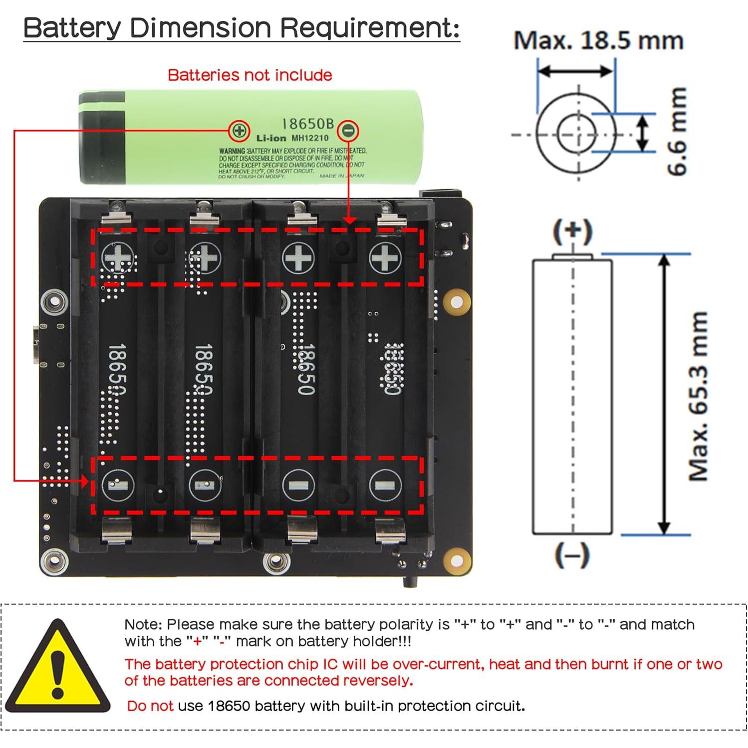 UPS Geekworm X1202 para Raspberry Pi 5 - 5V 5A, Caja Metal