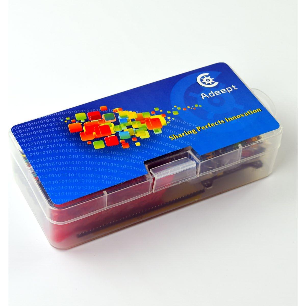 Kit de inicio Adeept para Raspberry Pi 4 y 3 con 160 piezas