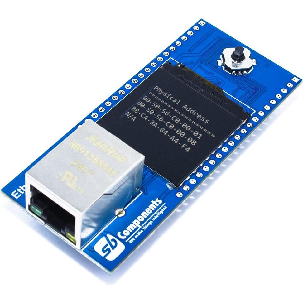 HAT Ethernet NetPi para Raspberry Pi Pico con LCD 1.3"