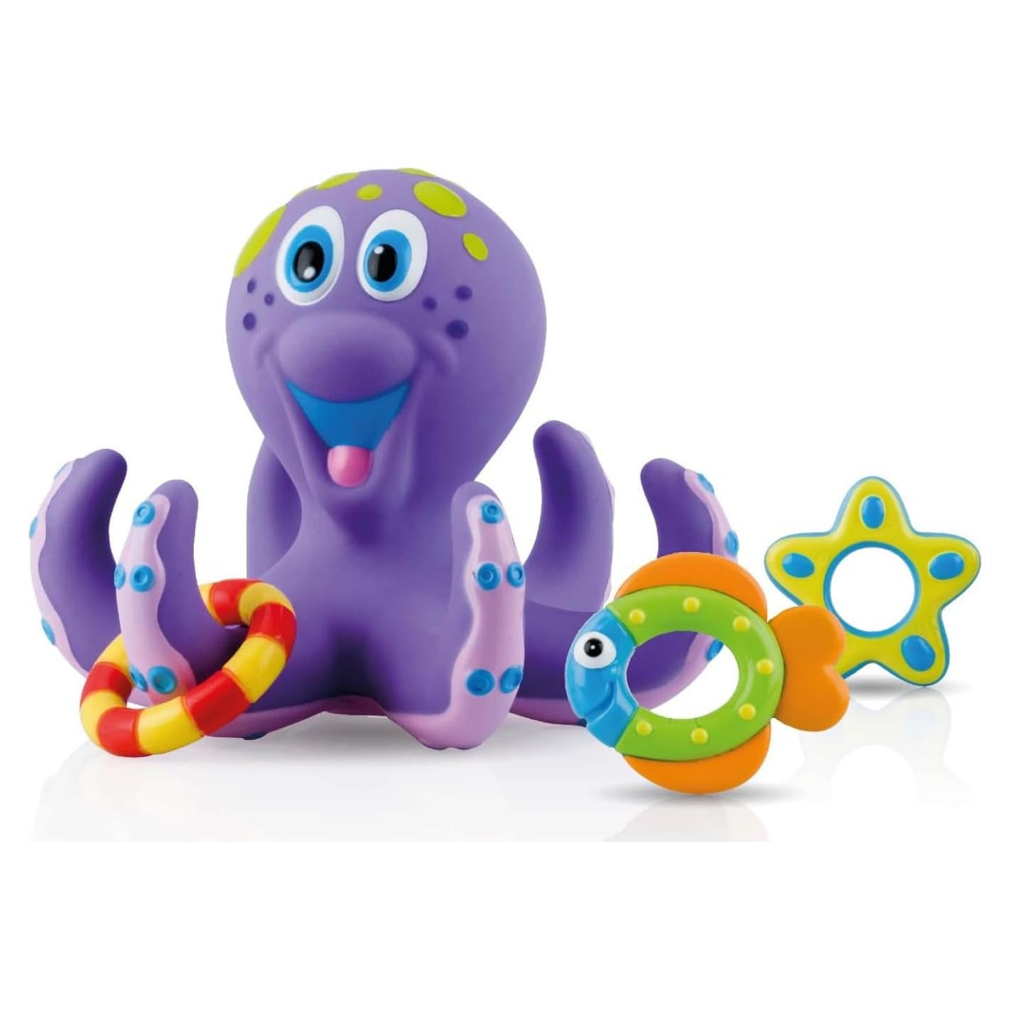 Juguete de Baño Flotante Pulpo Nuby 18+ Meses Púrpura