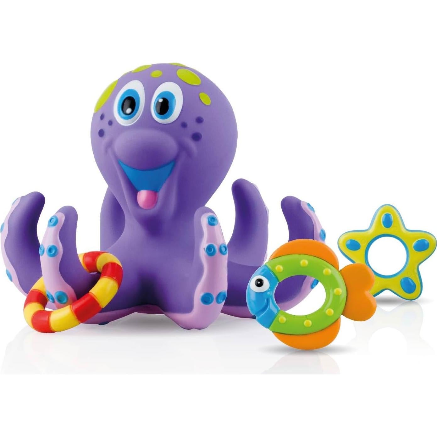 Juguete de Baño Flotante Pulpo Nuby 18+ Meses Púrpura