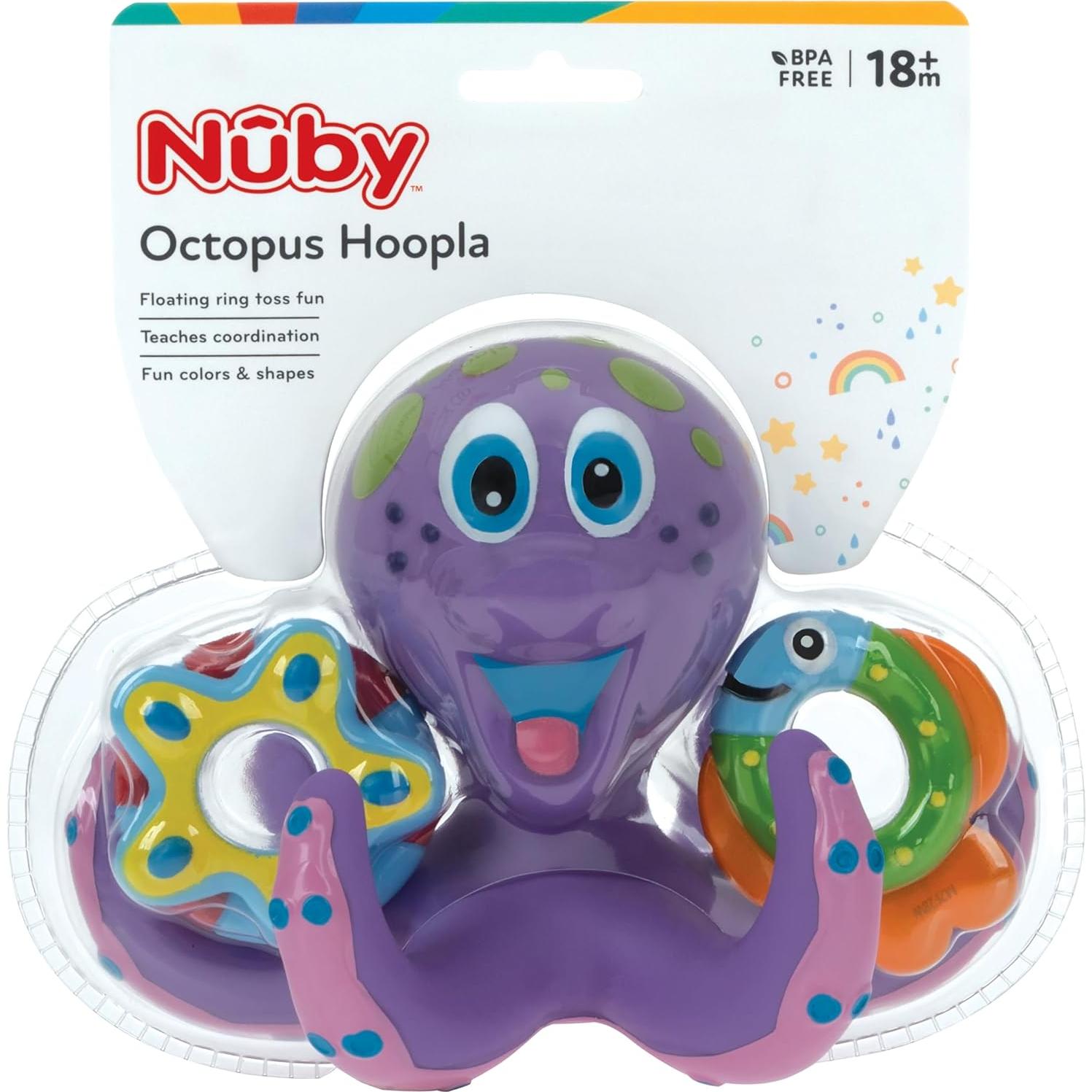 Juguete de Baño Flotante Pulpo Nuby 18+ Meses Púrpura