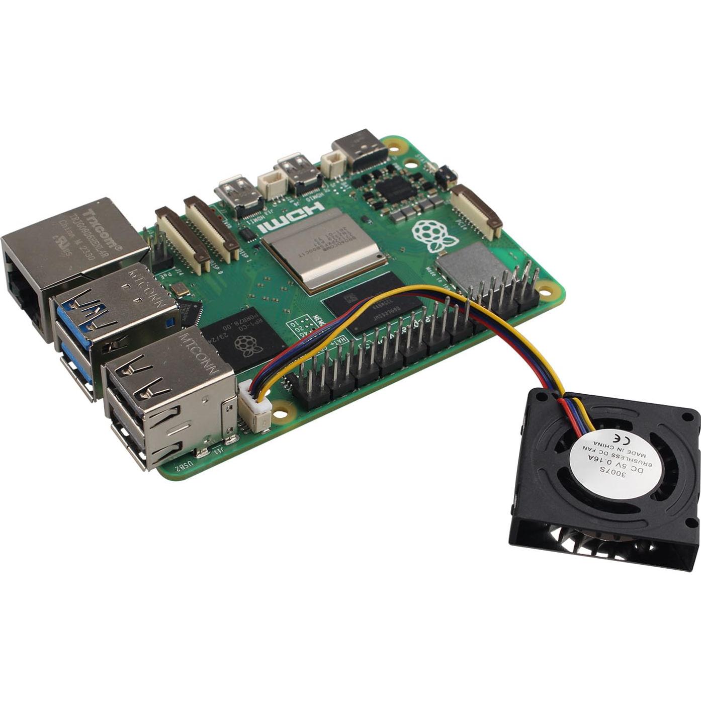 Ventilador de Enfriamiento PWM ZDE 30x30x7mm para Raspberry Pi 5