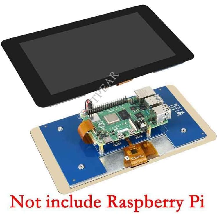 Pantalla Táctil Capacitiva 7" Spotpear 800x480 para Raspberry Pi