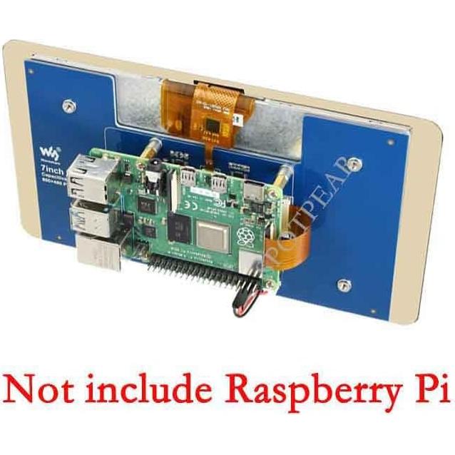 Pantalla Táctil Capacitiva 7" Spotpear 800x480 para Raspberry Pi