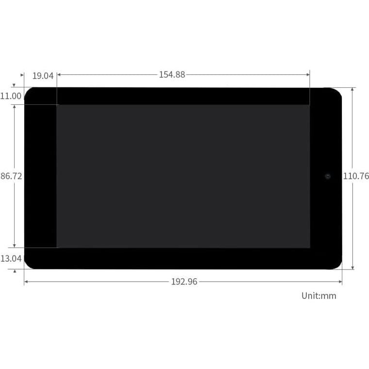 Pantalla Táctil Capacitiva 7" Spotpear 800x480 para Raspberry Pi