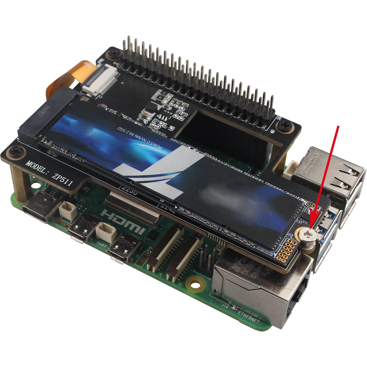 Kit de Tornillos M2 SSD ZDE 10 Piezas con Destornillador