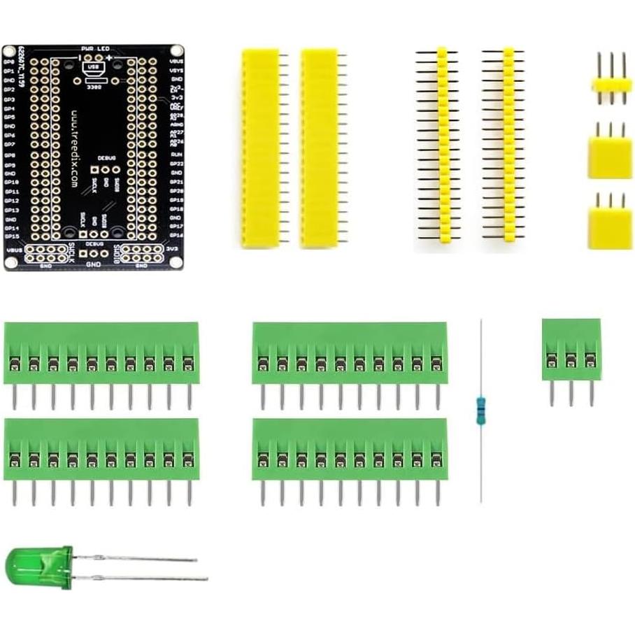 Placa de Expansión Treedix para Raspberry Pi Pico H/W - 6.27x4.32cm