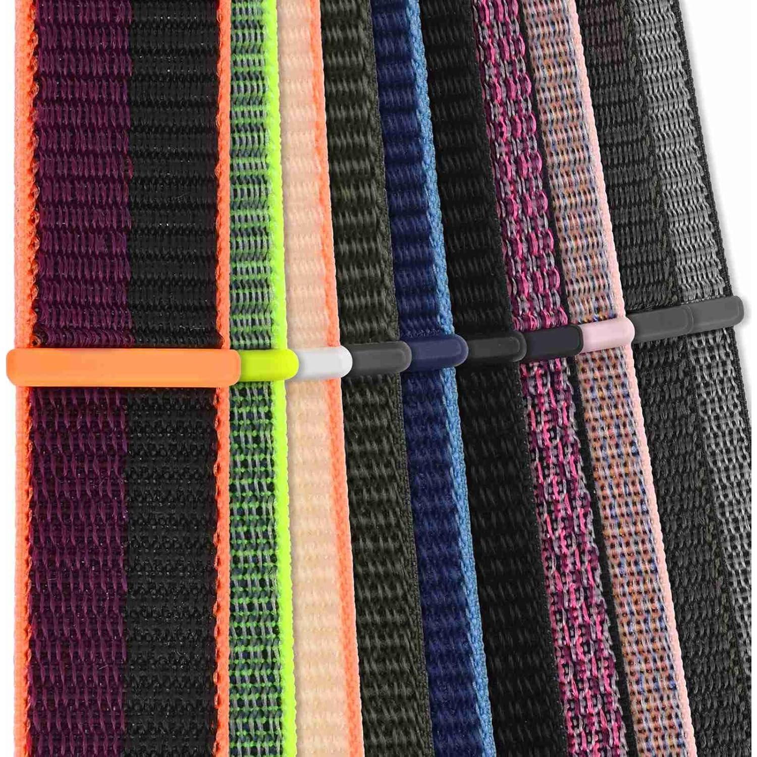 Correa de Reloj Wocci Nylon 22mm Ajustable Ciruela