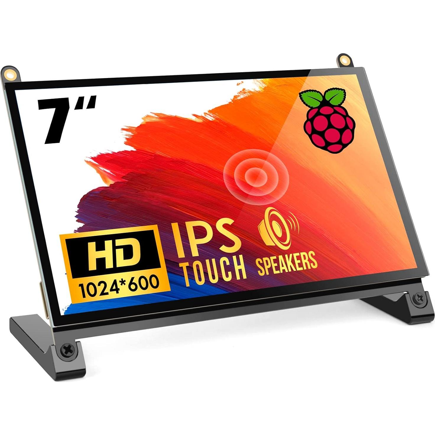 Monitor táctil portátil ROADOM 10.1'' para Raspberry Pi