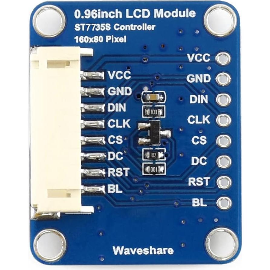Módulo de Pantalla LCD 0.96" Waveshare IPS 160x80 SPI