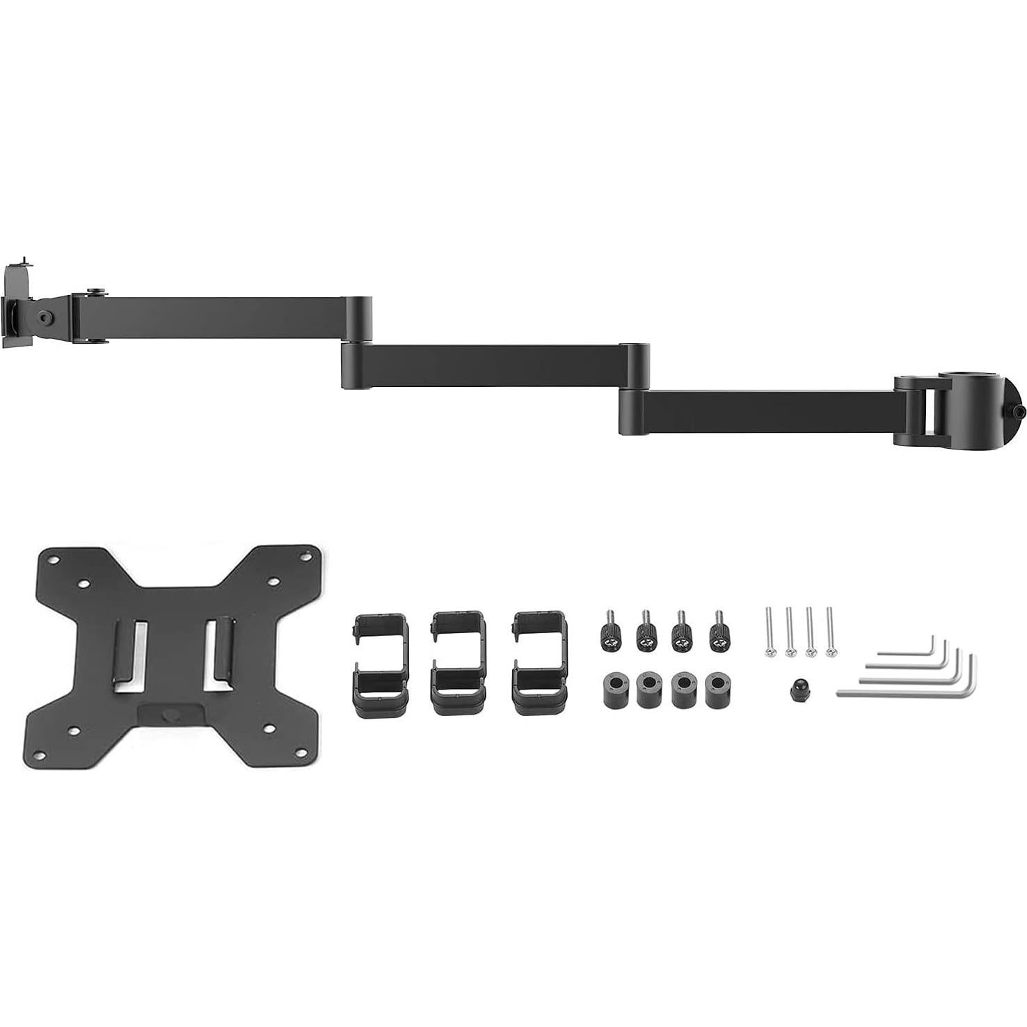 Soporte de Monitor WALI 001ARMXL Ajustable hasta 27" Negro