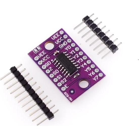 10 Pcs Módulo Multiplexor Demultiplexor 74HC4051 Azuocn para Raspberry Pi