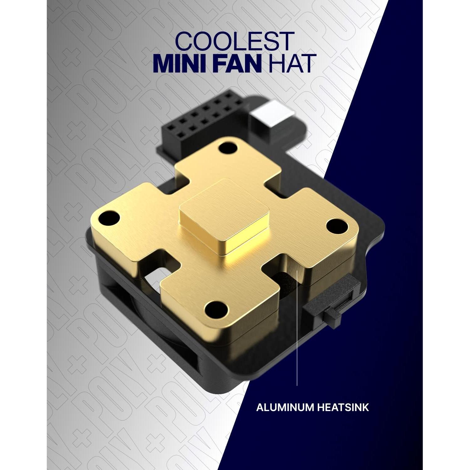 Caja de plástico Argon Forty POLY+ para Raspberry Pi 4 con ventilador