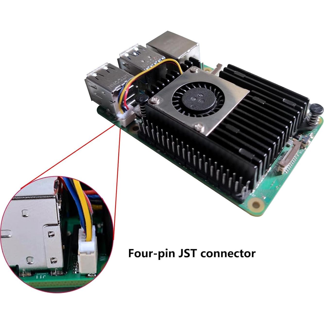 Enfriador Activo para Raspberry Pi 5 WEIYIXING con Ventilador PWM