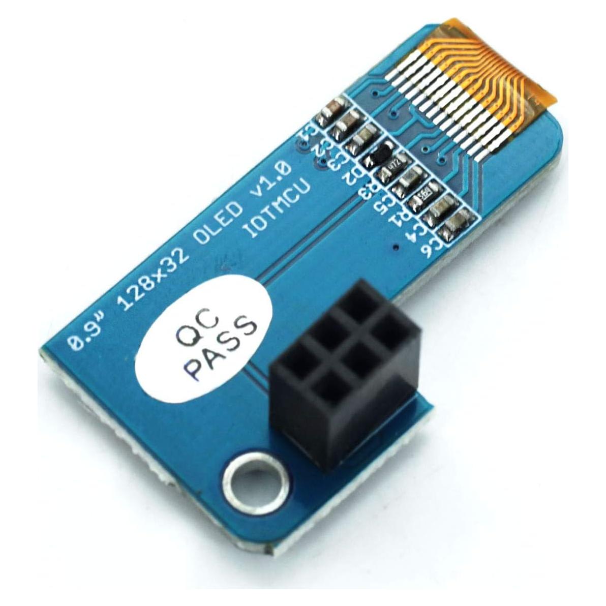 Pantalla OLED 0.91" DEVMO 128x32 Azul para Raspberry Pi