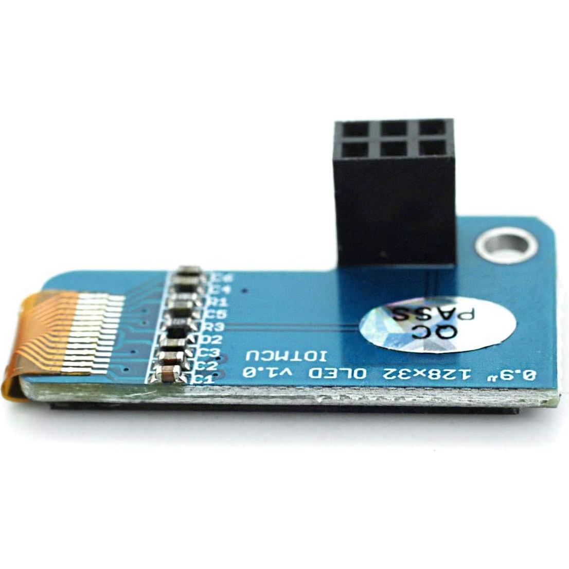 Pantalla OLED 0.91" DEVMO 128x32 Azul para Raspberry Pi