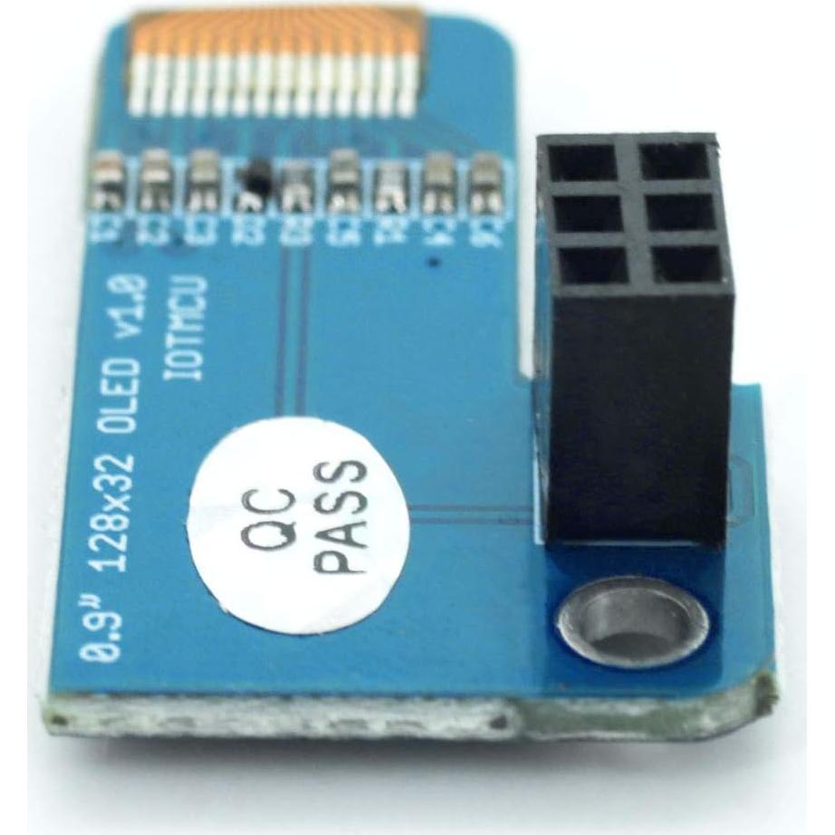Pantalla OLED 0.91" DEVMO 128x32 Azul para Raspberry Pi