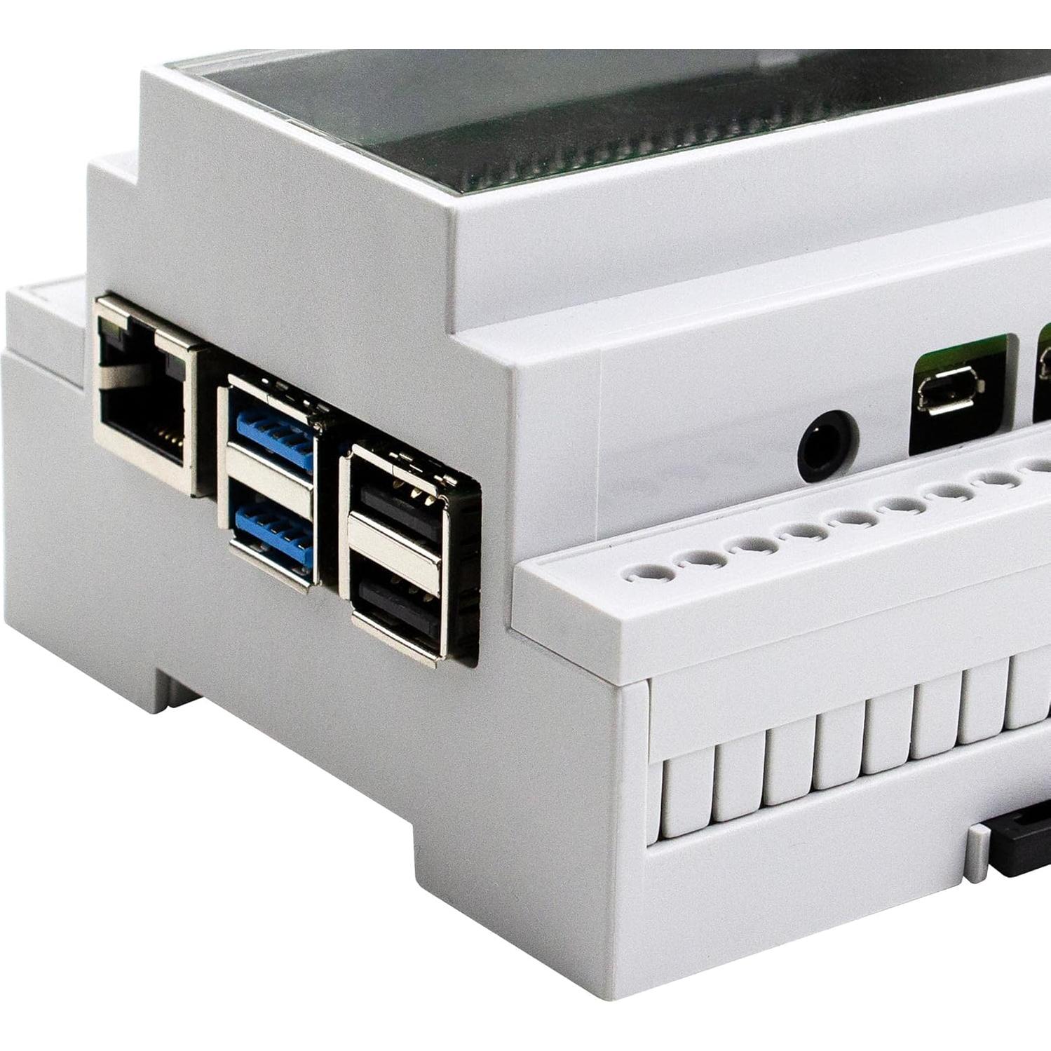 Enclosure Montaje en Riel DIN Multicomp Pro para Raspberry Pi 4B